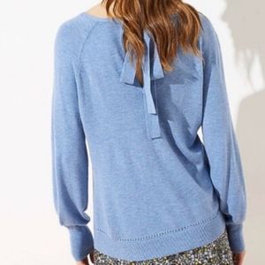 NWT Loft Tie Back Sweater, Sz S